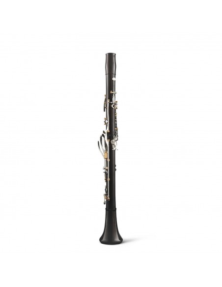 CLARINETE SIB BACKUN LUMIÈRE GRANADILLA 18 LLAVES PLATA PILARES ORO