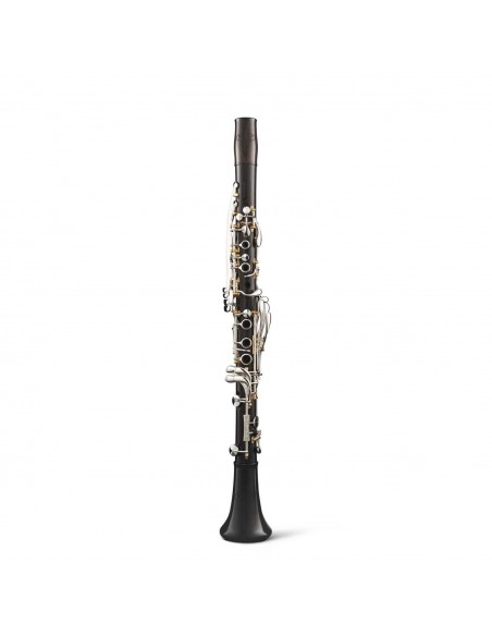 CLARINETE SIB BACKUN LUMIÈRE GRANADILLA 18 LLAVES PLATA PILARES ORO