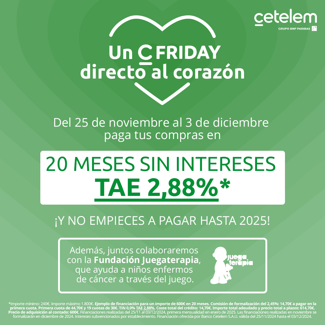 promocion financiacion hasta 3 diciembre 2024